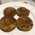 El cooksnap de Analia Falcon cuando hizo Hamburguesas de calabacín y soja texturizada.