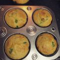 Alyssa Esteves's cooksnap of when they made Jalapeno Cheddar Cornbread Muffins.