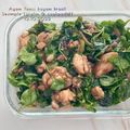 Cooksnap Sesimple Loralin semasa beliau membuat Ayam Bayam menu sihat dan simple mama Intan.