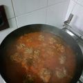 El cooksnap de Juan Sosa cuando hizo Albóndigas con salsa de tomate natural 😋.