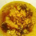 El cooksnap de Gabriela Chiardola cuando hizo Crema catalana.