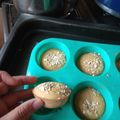 El cooksnap de Domenica cuando hizo Muffins de limón, con harina de arroz integral yamaní.
