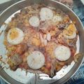 El cooksnap de Marina cuando hizo Pizza de setas con fajitas.