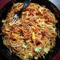 Nibedita Das's cooksnap of when they made এগ-সোয়া চাউমিন(egg soya chowmin recipe in Bengali).
