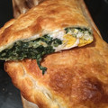 El cooksnap de Irene-Guirao cuando hizo Pascualina  o empanada de  espinacas.