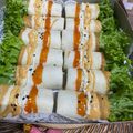 Cooksnap YaNa Nye semasa beliau membuat Sushi Sandwich.