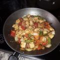 El cooksnap de Croman Román cuando hizo Pollo agridulce.