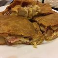 Cooksnap από nitsa στη συνταγή Πίτα με πατάτες, μπέικον και γκούντα