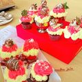 Madhu Jain का कुकस्नैप जब उन्होंने स्ट्रॉबेरी अप्पे कप केक (Strawberry appe cup cake recipe in hindi) बनाया था।
