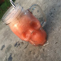El cooksnap de Victoria Sala cuando hizo Smoothie fresas + pomelo + pepino.