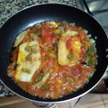 El cooksnap de Carmen Romero Garcia cuando hizo Bacalao con sanfaina.