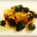 El cooksnap de Sandra Aurelia cuando hizo Budín de Pomelo y arándanos saludable súper esponjoso! sin harina y muy rico!.