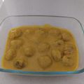 El cooksnap de Casandra Nogales Bascón cuando hizo Albóndigas en salsa de almendras.
