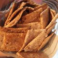 El cooksnap de Mariana Mili cuando hizo Crackers integrales con avena y semillas.