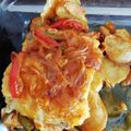 El cooksnap de Paula Glez cuando hizo Bacalao a la portuguesa (al estilo de mi madre).