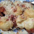 El cooksnap de Betty Boop cuando hizo Ñoquis de papa rellenos de mozzarella.
