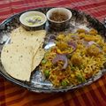 Mukti Bhargava का कुकस्नैप जब उन्होंने गट्टा पुलाव (gatta pulao recipe in Hindi) बनाया था।