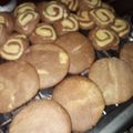 El cooksnap de karina cuando hizo Espirales de vainilla y chocolate Nesquik 🍫y con yapa😊.