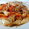 El cooksnap de Norali cuando hizo Pasta china con pechuga de pollo y salsa de soja.