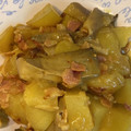 El cooksnap de Mario Luis Giron Fdez cuando hizo Patatas con níscalos🥔🍄🍲.