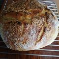 Cooksnap από Ioanna Georgakopoyloy στη συνταγή Εύκολο Χωριάτικο Ψωμί στη Γάστρα