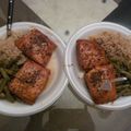 1supergirl's cooksnap of when they made Melt In Your Mouth Salmon.