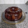 El cooksnap de nadia cuando hizo Budín de cacao y azúcar negra con baño express de chocolate.