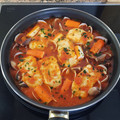 El cooksnap de Rubén cuando hizo Bacalao en salsa con almejas y sepia al eneldo.