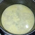 El cooksnap de Mariela Maidana cuando hizo Sopa crema de espinaca y cebolla.