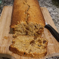 El cooksnap de Jorge Castro cuando hizo Budín de avena con banana y manzana.