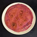सोनल जयेश सुथार का कुकस्नैप जब उन्होंने चुकन्दर पराठा (beetroot paratha) बनाया था।