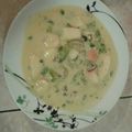 El cooksnap de Andrea Jimenez cuando hizo Sopa de mariscos.