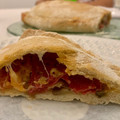 El cooksnap de lusalcidos cuando hizo Pizza calzone de salami con champiñones.