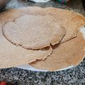 El cooksnap de Agus Navarretta cuando hizo Tortilla de harina integral para tacos, fajitas, rapiditas.
