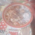 El cooksnap de Carolina Alaniz cuando hizo Cazuela de mondongo.