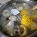 ＳｈｕＣｈｅｎ Ｗｕ 的 滿福 玉米蛤蜊香菇雞湯 cooksnap