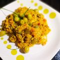 El cooksnap de Zaida TC @alquimiasfood cuando hizo Couscous con pollo.