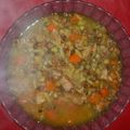El cooksnap de Alejandra Albornoz cuando hizo Guiso de lentejas.