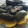 El cooksnap de Blanche cuando hizo Dolmas {Hojas de Parra Rellenas}.