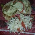 El cooksnap de Debora Estigarribia cuando hizo Milanesa de berenjena light.
