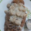 Cooksnap dari Antonia untuk resep Sirloin steak with mushroom sauce and creamy spinach