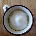 El cooksnap de Valeria P cuando hizo Matcha latte cremoso.
