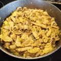 El cooksnap de Jose Luis cuando hizo Filetes de pollo con puerro y champiñón.