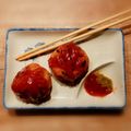 El cooksnap de il Cuoco cuando hizo Takoyaki 🇯🇵 de pulpo 🐙 fáciles en sartén sin molde con salsa Tonkatsu Bulldog.