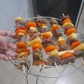 El cooksnap de Mimi Villalva cuando hizo Pinchos de carne a la mostaza.