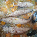 El cooksnap de María cuando hizo Caballa en escabeche.