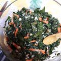 El cooksnap de viviana cuando hizo Ensalada Cruda de Espinacas y Zanahoria.