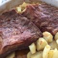 El cooksnap de Elena cuando hizo Costillar a la cerveza.
