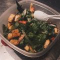 El cooksnap de Lily Quirino cuando hizo Ensalada de Espinaca, manzana y fresa.