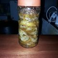 El cooksnap de caro torres cuando hizo Berenjenas al escabeche.